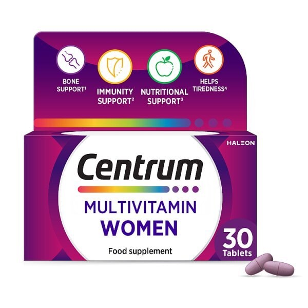 Centrum Women Multivitamins And Minerals, 30 Tablets