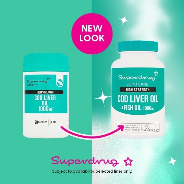 Superdrug Hs Cod Liver Oil 1000mg 90s