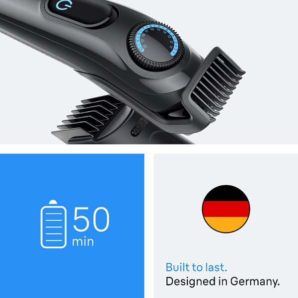Braun Beard Trimmer, +2 Styling Tools, 20 Lengths, Bt3500