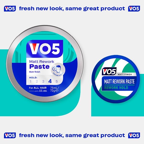 VO5 Hair Paste Matt Rework 75ml