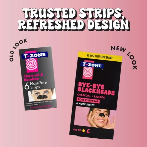 T-Zone Charcoal & Bamboo Nose Pore Strips 6s