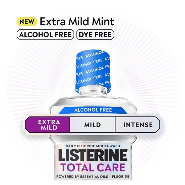 Listerine Total Care Extra Mild Alcohol Free Mouthwash 500Ml