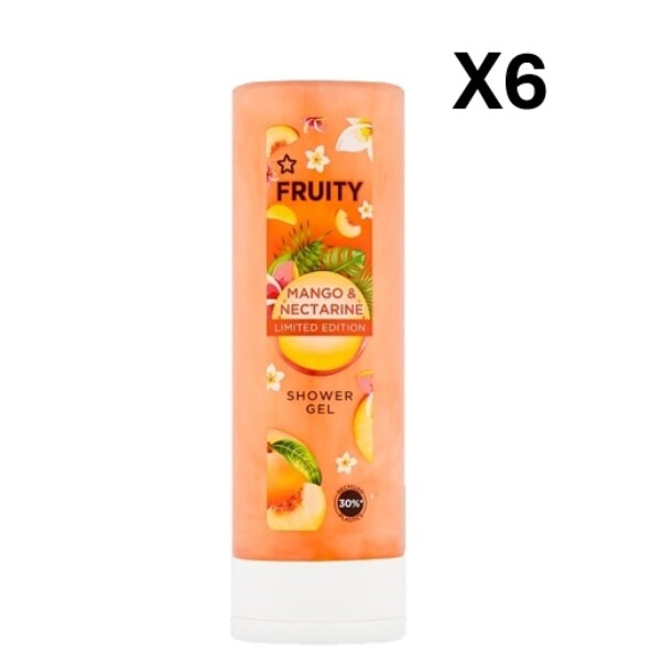 Superdrug Limited Edition Fruity Mango & Nectarine 250ml x6 Bundle