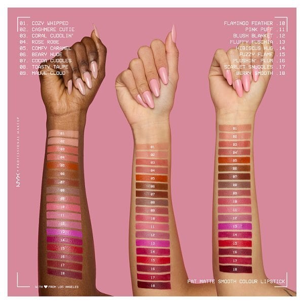 NYX Professional Makeup Fat Matte Lipstick, Rose Robe