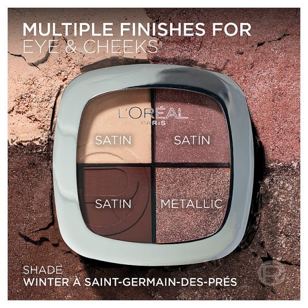 L'Oreal Paris Rendez-Vous Couleur Eye & Cheek Quad Cold Platinum