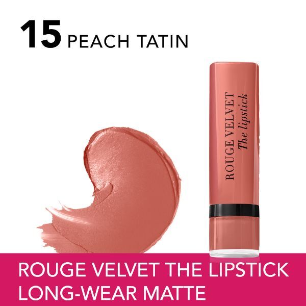 Bourjois Rouge Velvet The Lipstick 15 Peach Tatin