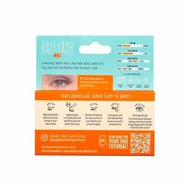 Eyelash Emporium Strip Lash Half Lash 01