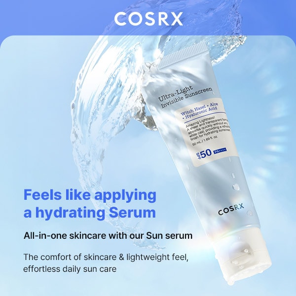 COSRX Ultra-Light Invisible Sunscreen SPF50 PA++++ 50ml