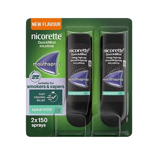 Nicorette Quickmist Spearmint 1Mg/Spray Mouthspray