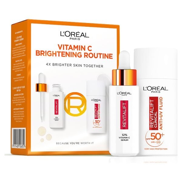 L'Oreal Paris 12% Vitamin C Serum & SPF 50 UV Fluid Duo 50ml
