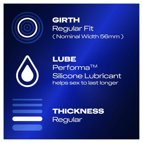 Durex Extended Pleasure Regular Fit Condoms 12 Pack