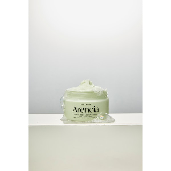 Arencia Fresh Cloud Body & Scalp Scrub Geranium & Primrose 260g