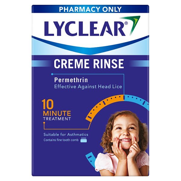 Lyclear Cream Rinse Kids Head Lice Treatment 2 x 59ml