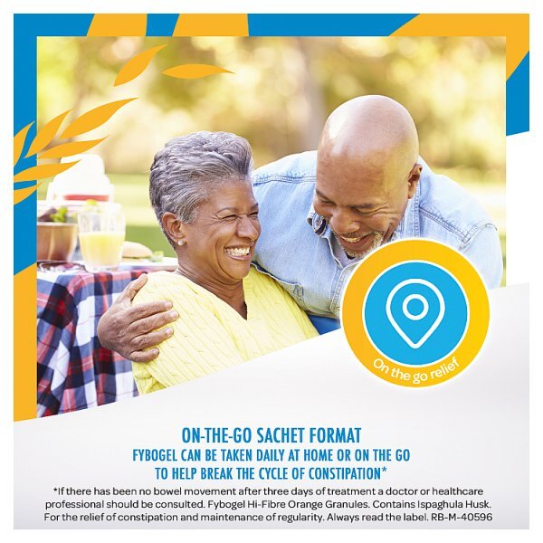 Fybogel Hi Fibre Orange Constipation Relief 30 Sachets