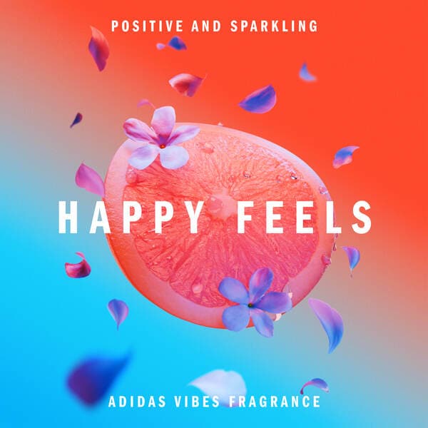 adidas Vibes Happy Feels Eau de Parfum, For All, 100ml