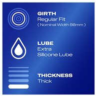 Durex Originals Extra Safe Condoms Regular Fit 3s