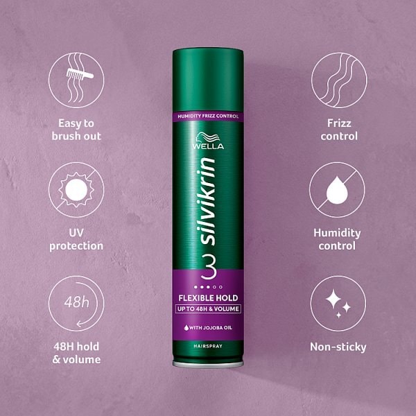 Wella Silvikrin Flexible Hold Hairspray, 400 ml