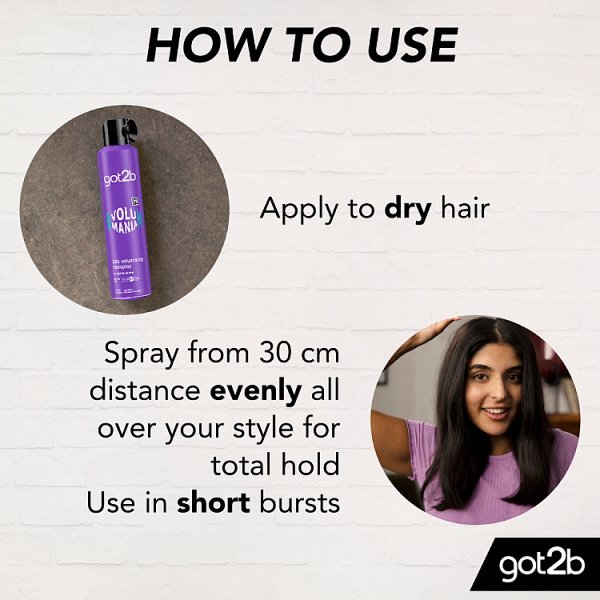 Got2b Volume Hairspray Volumania 300Ml
