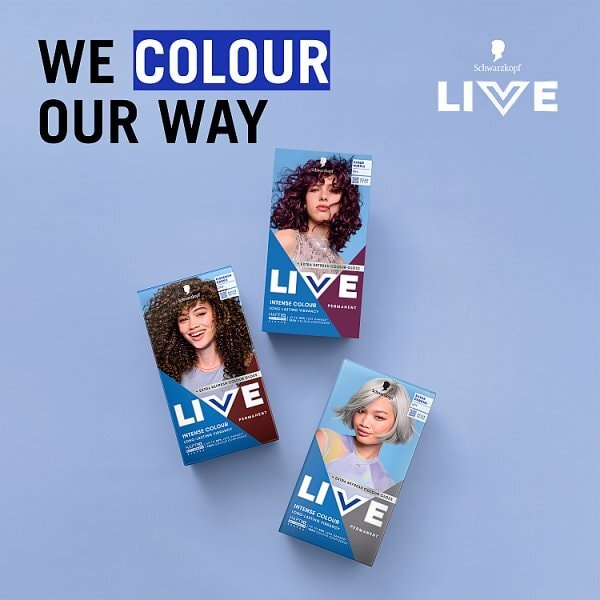 Schwarzkopf LIVE 046 Cyber Purple  Permanent Hair Dye
