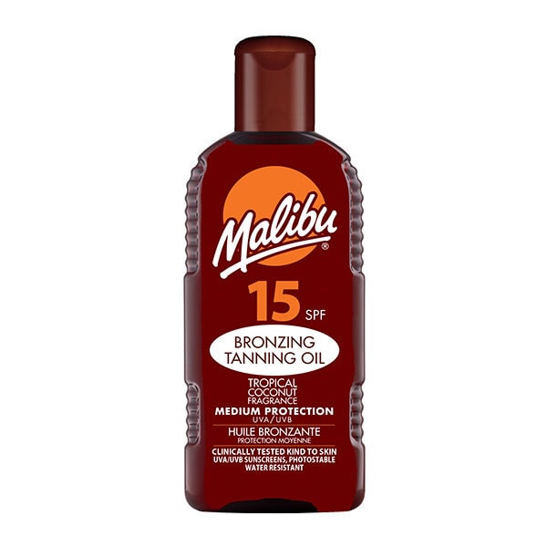 Malibu Bronzing Tanning Oil SPF15 200ml