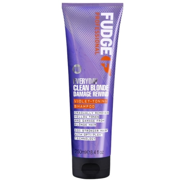 Fudge Pro Everyday Clean Blonde Damage Rewind Shampoo 250Ml