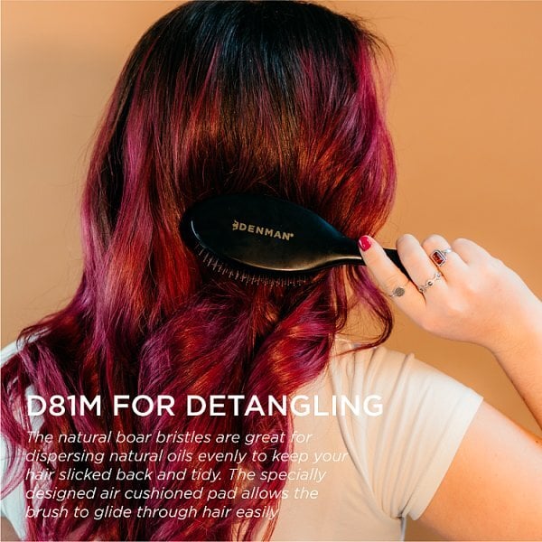 Denman D81M Synthetic Style & Shine Finishing Brush