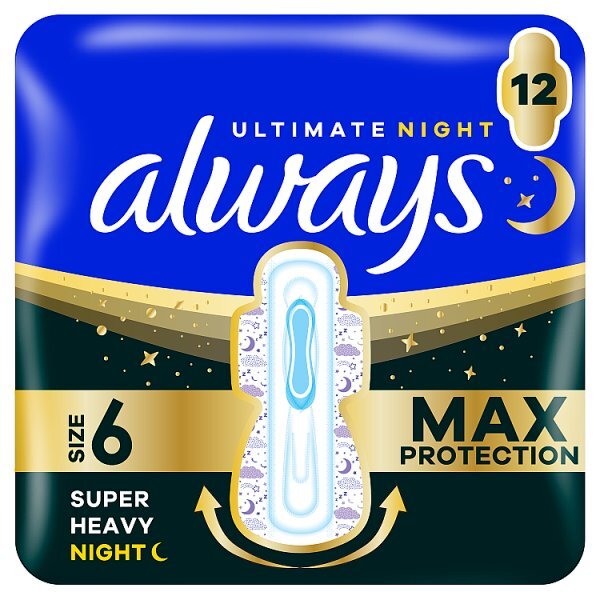 Always Sanitary Towels Ultimate Night (S6) Wings