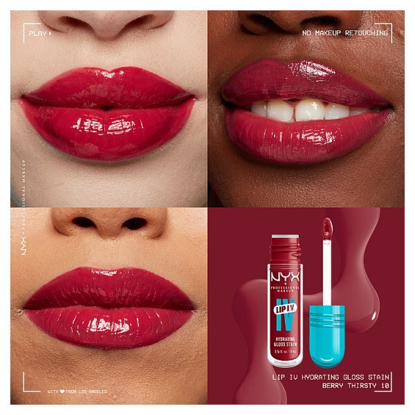 NYX Professional Makeup Lip IV Hydrating Gloss and Lip Stain