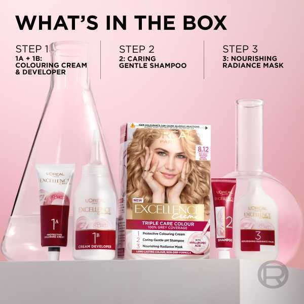 L'Oréal Excellence Crème 8.12 Natural Frosted Beige Blonde