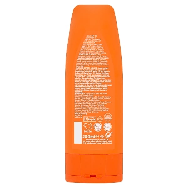 Solait Sun Lotion SPF 50 200ml