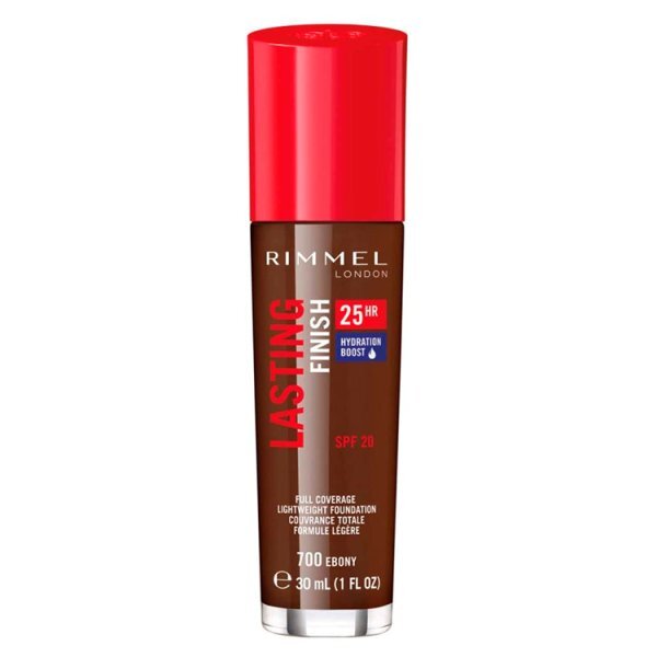 DNR RIMMEL LASTING FINISH FND EBONY 700