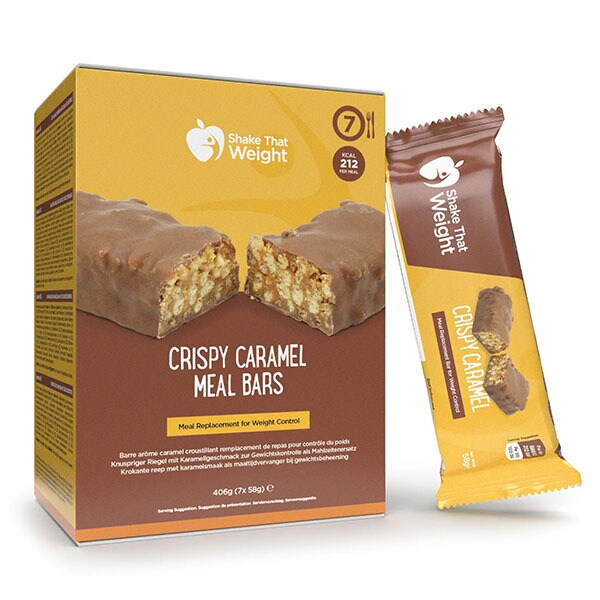 Shake That Weight Cripsy Caramel Meal Bar 7 Pack