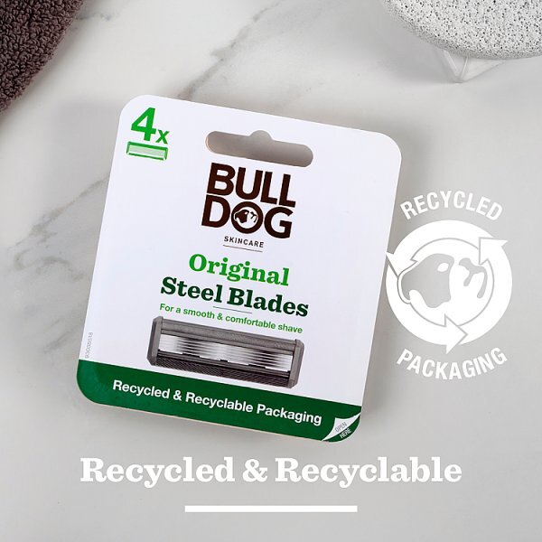 Bulldog Skincare Original Razor Blades 4 Pack