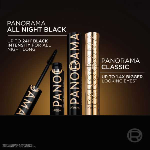 L'Oréal Paris Volume Million Lashes Panorama All Night Mascara Black