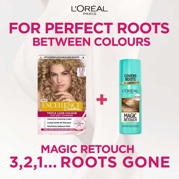 L'Oréal Excellence Crème 7.31 Natural Dark Caramel Blonde