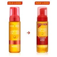 Creme of NatureÿArgan Oil Style & Shine Foaming Mousse 207ml