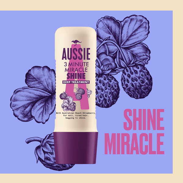 Aussie 3 Minute Miracle Shine Deep Treatment Hair Mask 250ml