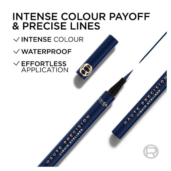 L'Oréal Paris Haute Precision Felt-Tip Eyeliner Bleu Suede