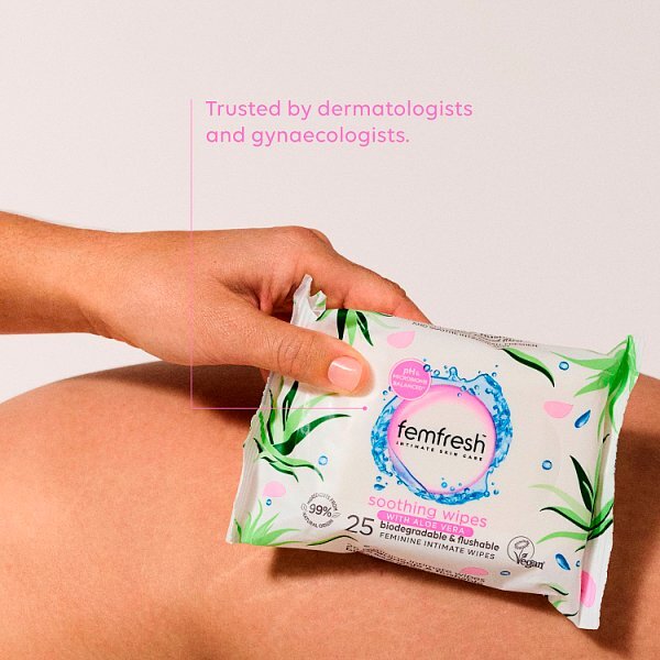 Femfresh Sensitive Intimate Wipes 25pk