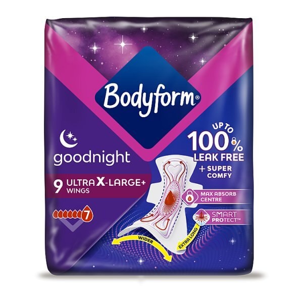 Bodyform Ultra Goodnight Extra Large 9 pack