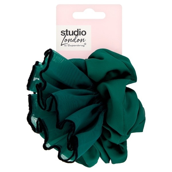 Studio London Green Scrunchies 2pk