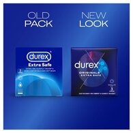 Durex Originals Extra Safe Condoms Regular Fit 3s