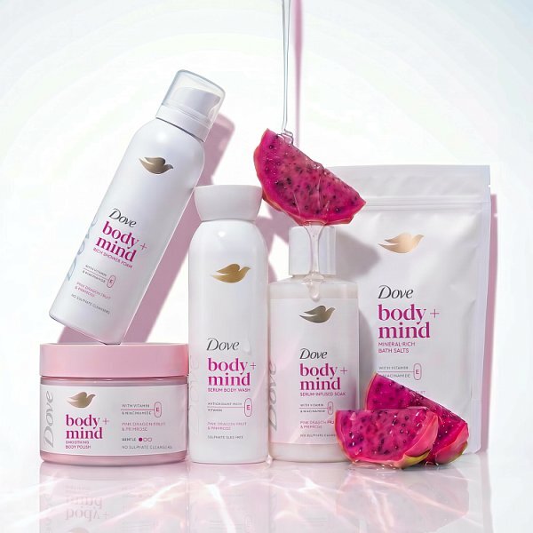 Dove Bath Soak Dragonfruit & Primr 400Ml