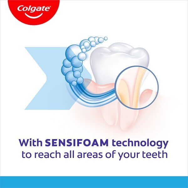 Colgate Sensitive with Sensifoam Whitening Toothpaste 75ml