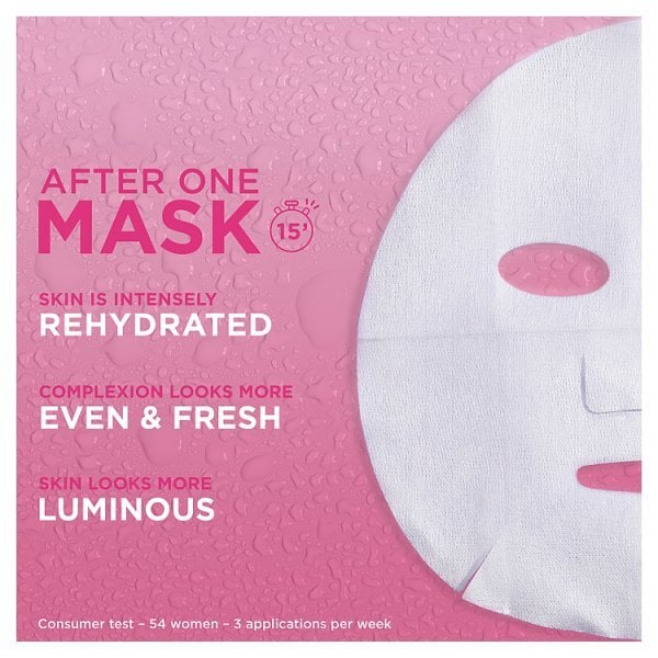 Garnier Moisture Bomb Sakura & Hyaluronic Acid Hydrating Mask 28g