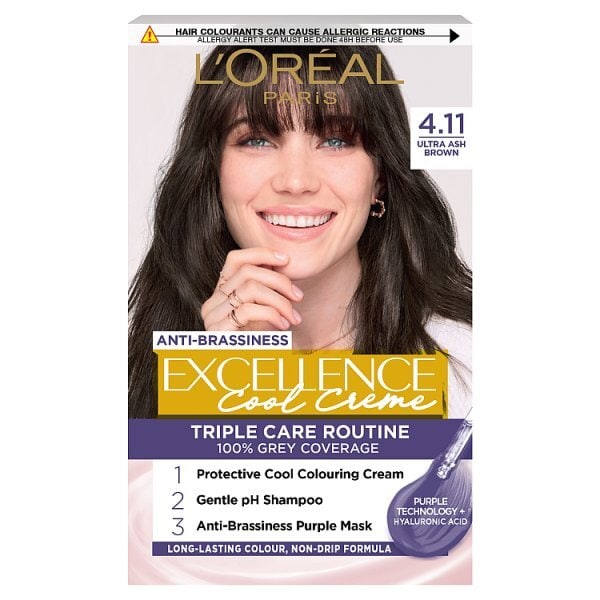 L'Oréal Excellence Cool Crème 4.11 Ultra Ash Brown