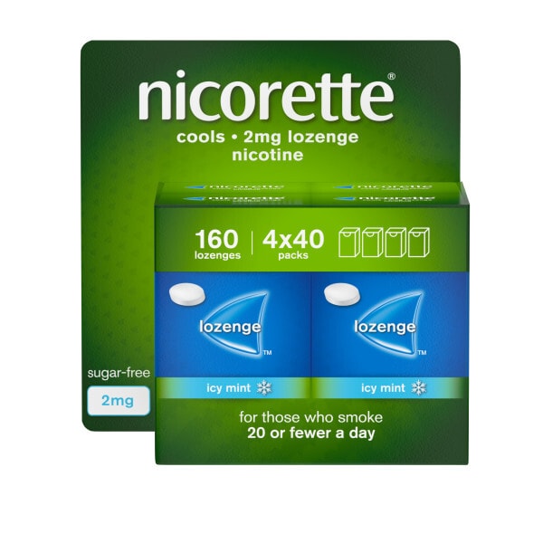 Nicorette® Cools 2Mg Icy Mint Lozenges 160S (Stop Smoking)