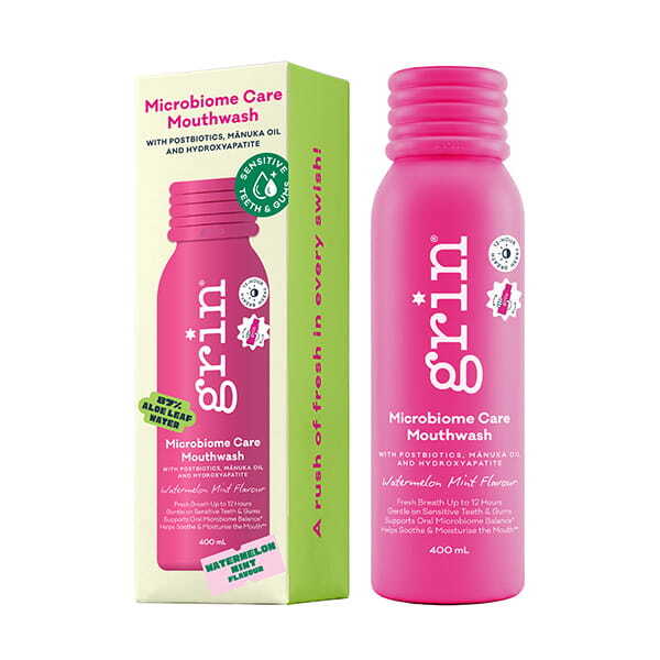 Grin Microbiome Care Mouthwash (Watermelon Mint) 400Ml
