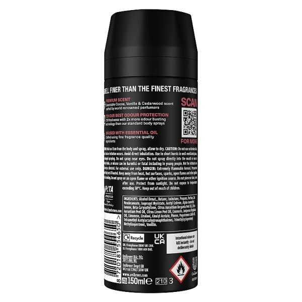 Lynx Fine Fragrance Collection Cocoa Velvet Premium Body Spray 150 ml