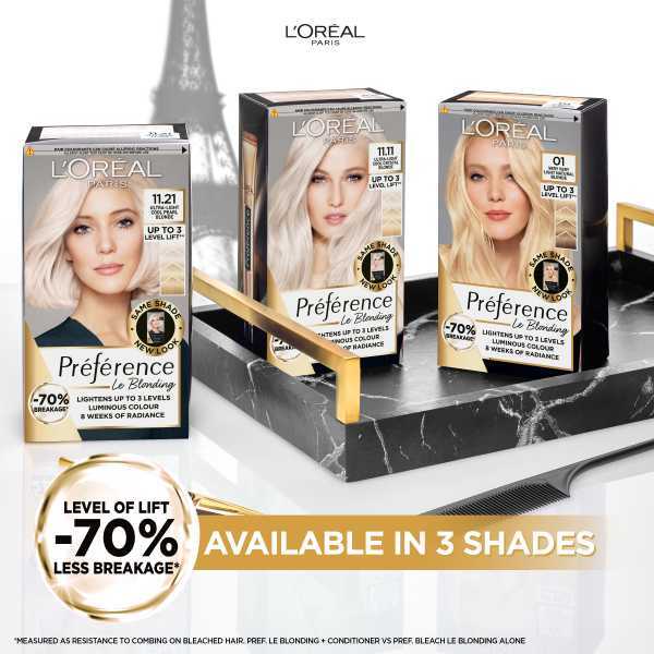 DNRAD Preference Infinia 11.21 Light Pearl Blonde Hair Dye